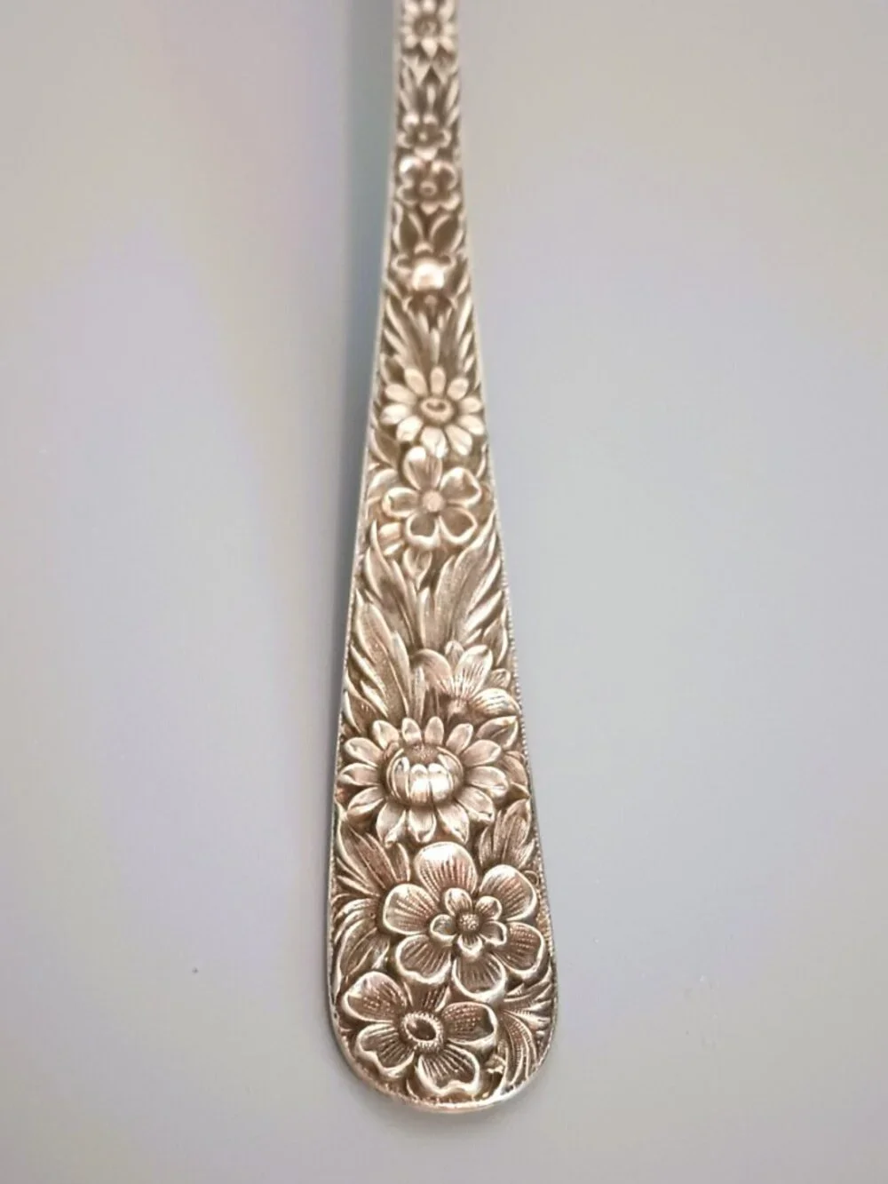 S. Kirk & Son Sterling Silver Repousse Iced Tea Spoon